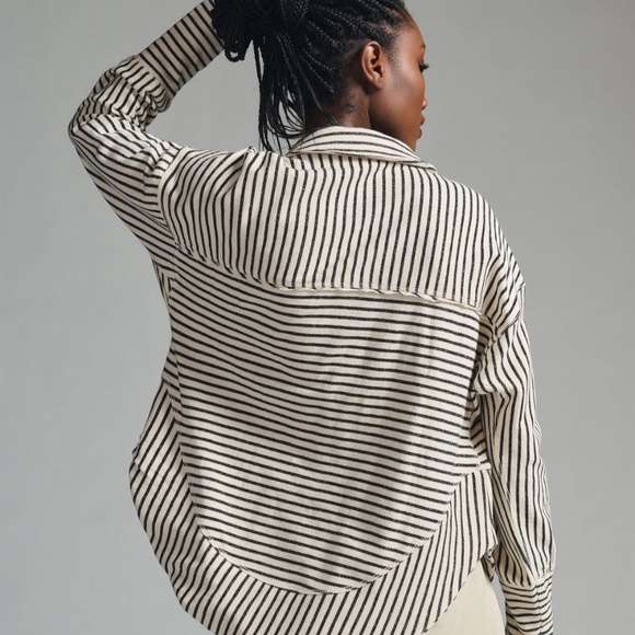 Pilcro Spliced Henley Top size XL - Picture 2 of 6